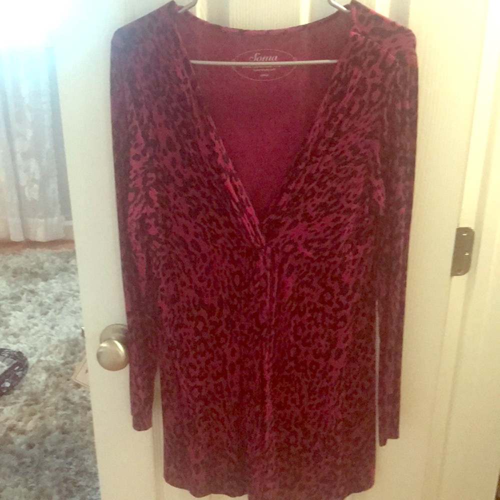 Soma leopard print top